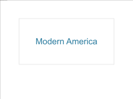 Modern America ppt