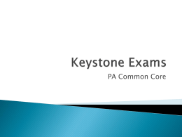 2012-13 Keystone Exams