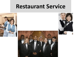 Restaurant Service Basic