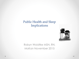 Public Health and Safety - Kansas Association of Sleep Professionals