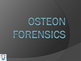 Osteon Forensics PowerPoint
