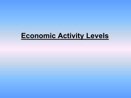 Economic Activity Levels: Pencil