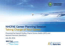 Career Planning-Taking Charge of Your Career