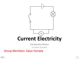 Physics Electricity