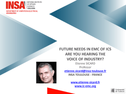 Future needs in EMC of ICs - IC