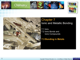 7.3 Bonding in Metals - mcknight907chemistry