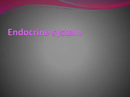 Endocrine glands - Our eclass community