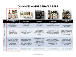 Guinness Chart - WordPress.com