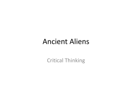 Ancient Aliens (Powerpoint)