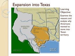 5. Expansion into Texas.ppt 1314