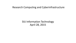 SIU Information Technology