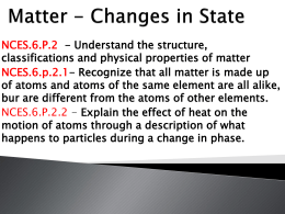 9/8 Matter changes in state