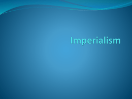 Imperialism Webquest