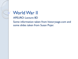 World War II - krayhistory