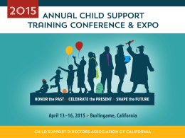 PowerPoint - CHILD SUPPORT DIRECTORS ASSOCIATION of