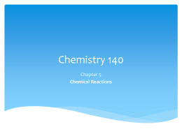 Chemistry 140