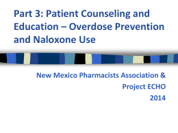 Part 3 - Patient Education - New Mexico Pharmacists Association