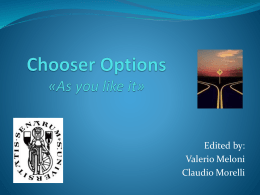 Chooser Options