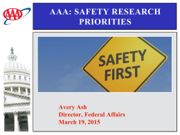 AAA: Safety research priorities