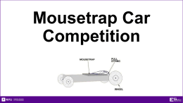 Lab 1C — Mousetrap Vehicle Competition