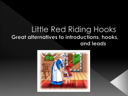 Little Red Riding Hooks PowerPoint