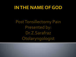 PowerPoint Presentation - Otolaryngology Conferences