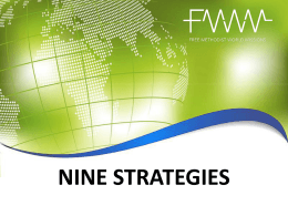 Pray, Grow, Give Engage Points for each of nine strategies