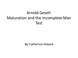 The Incomplete Man Test
