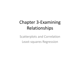 Chapter 3-Examining Relationships
