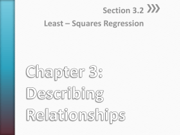 Chapter 3: Describing Relationships