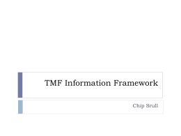 TMF Framewox