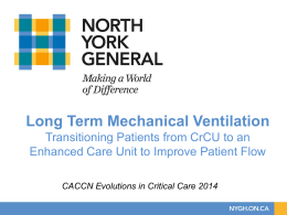 Long Term Mechanical Ventilation Patients