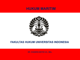 Legal Regime - Universitas Indonesia