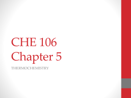 CHE 106 Chapter 5
