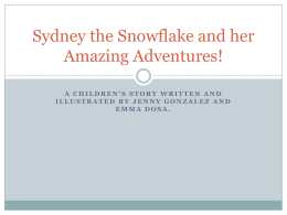 Sydney the Snowflake