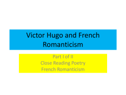 Victor Hugo and Les Cenelles