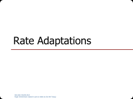 Rate Adaptation