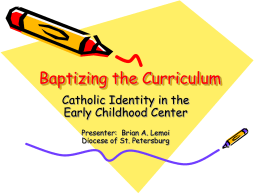 Baptizing the Curriculum