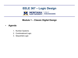Logic Design - Montana State University