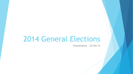 2014 General Elections