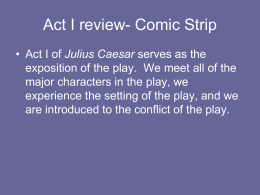 Act I review- Comic Strip