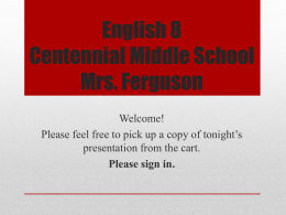 File - Mrs. Ferguson`s Class