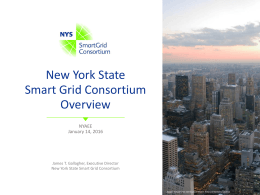 NYSSGC – NYAEE – January 2016 - New York State Smart Grid