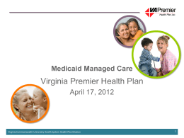 Virginia Premier Health Plan (VPHP)