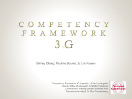Competency Modeling - PTC-SC
