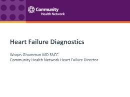 Heart Failure Diagnostics - Indiana Society of Cardiovascular and