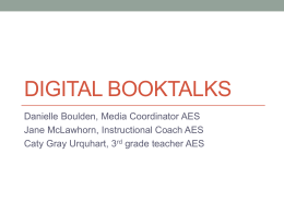 digital booktalks