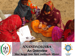Anandadhara An Overview West Bengal State Rural