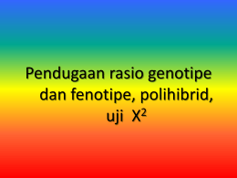 5. Pendugaan rasio genotipe-Fen-edit