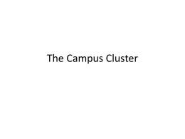 The Campus Cluster - Computer Vision @ UIUC